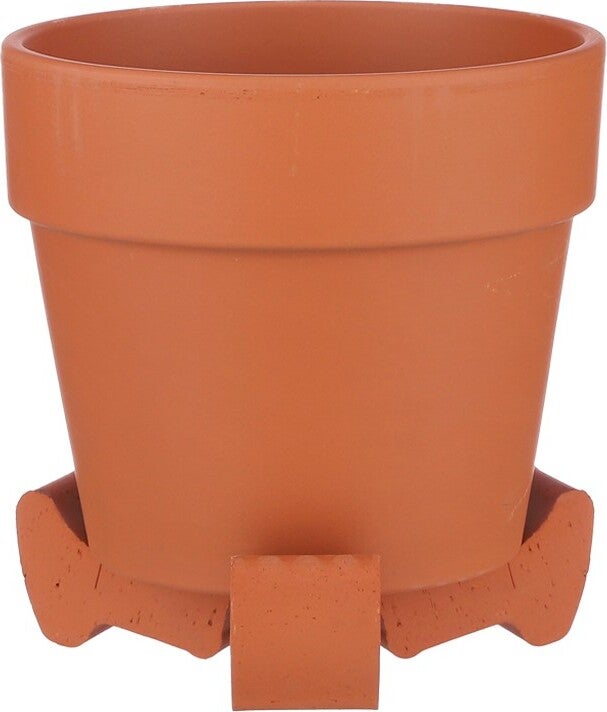 Mica Decorations potvoetjes terracotta 4 x 7,1 x 4,4 cm 3 stuks