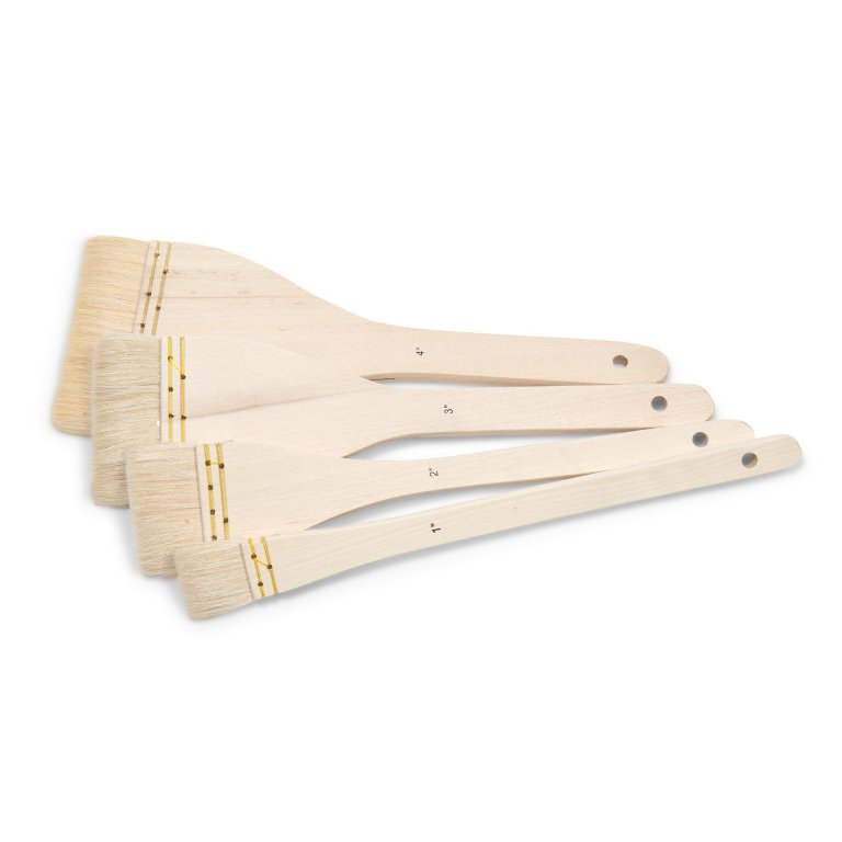 Flächenpinsel Hake Brush, Ziegenhaar, flach