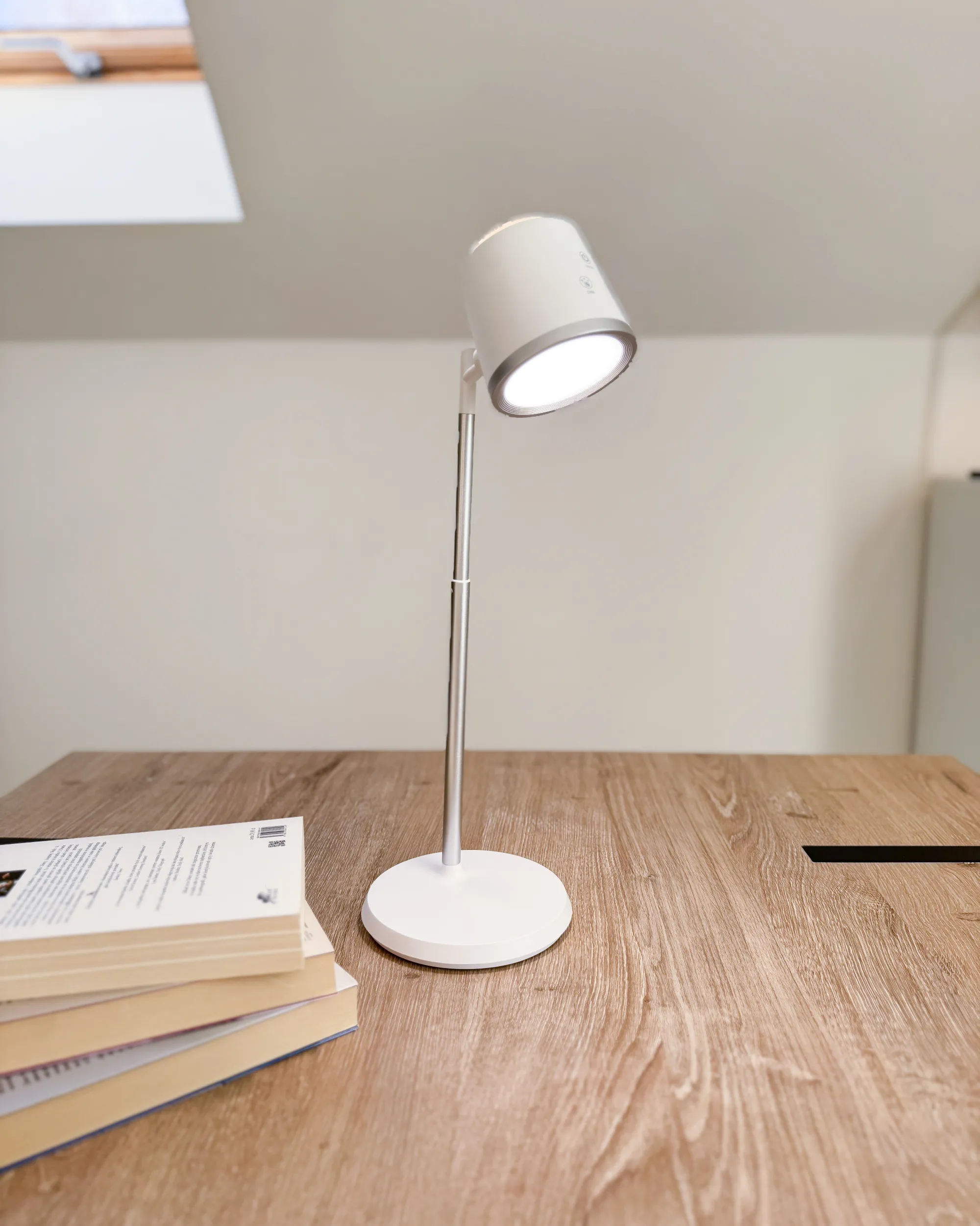 LED bureaulamp LIBRA met dimmer Wit