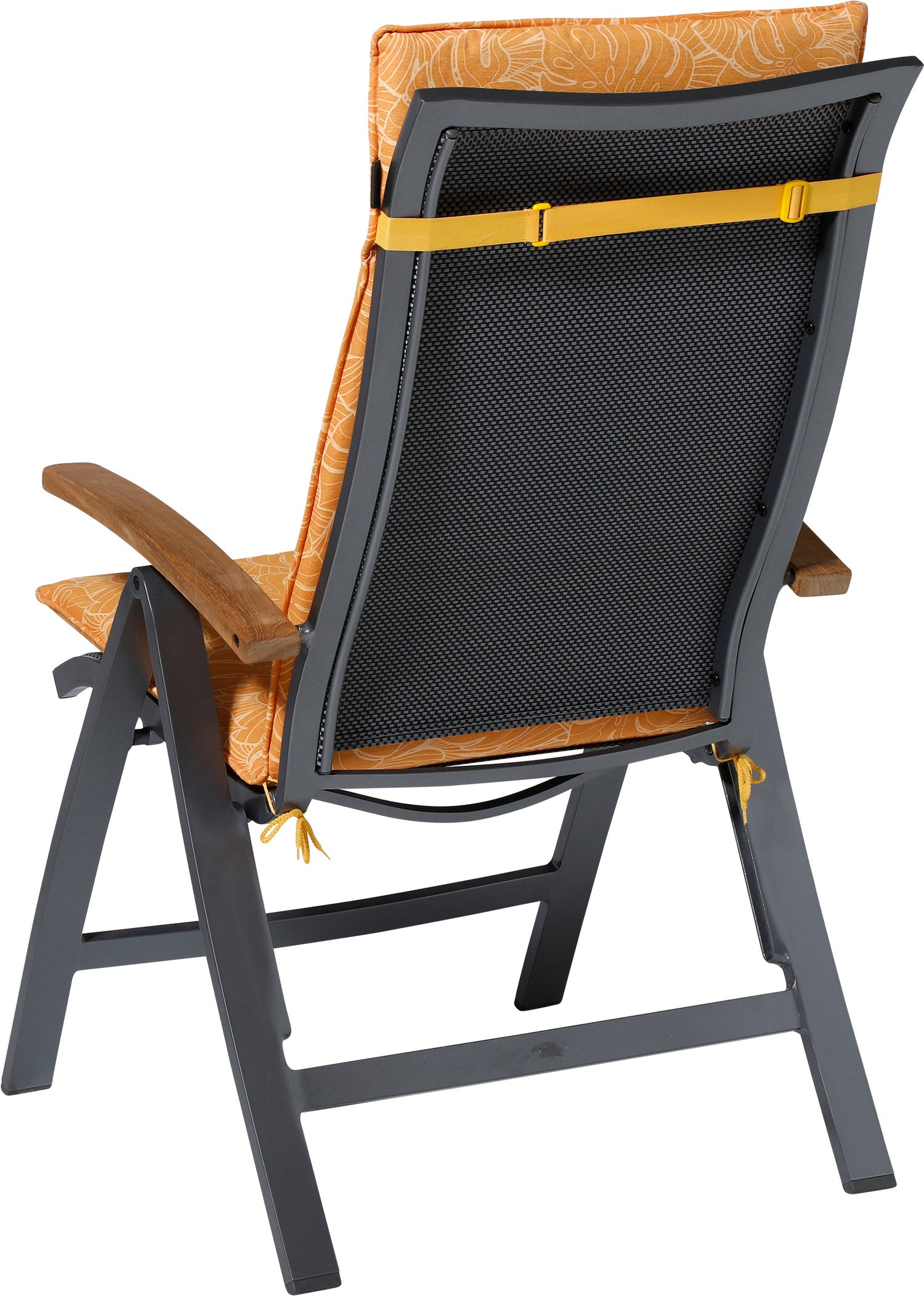 Madison tuinstoel kussen Palm geel 120 x 50 x 7 cm