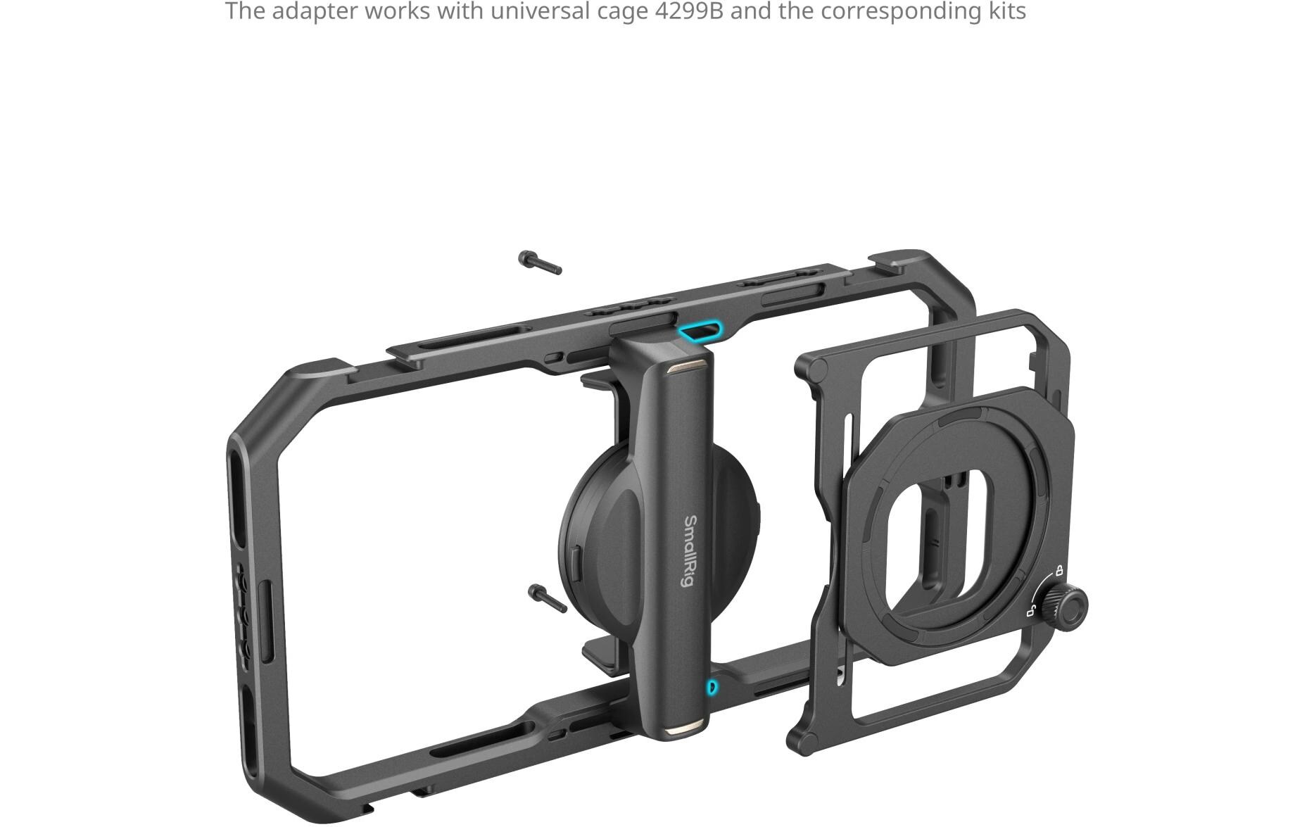 Magnetischer Filteradapter für Cage 67 mm (4299B)Filteradapter mit 3 austauschbaren Blendschutzpads