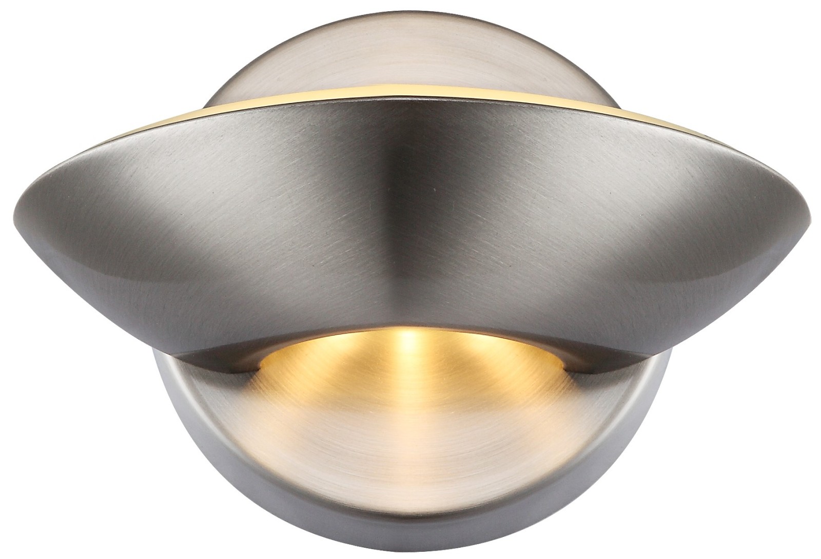 LED-Wandleuchte - Nickel matt