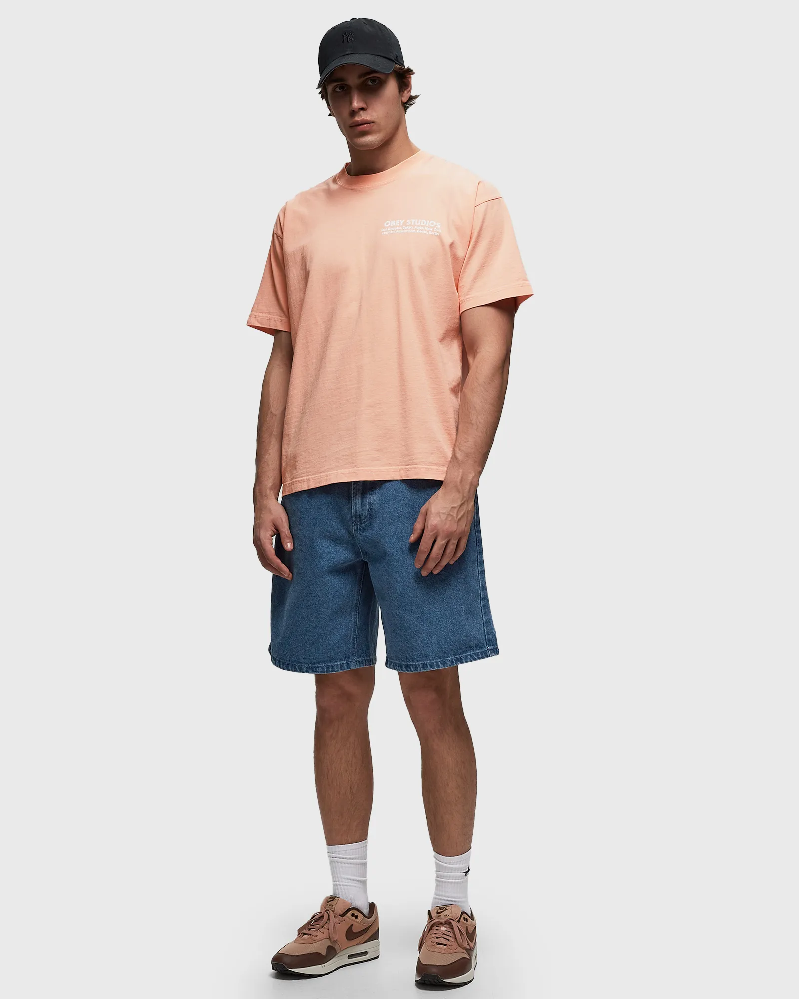 Obey Bigwig baggy denim short