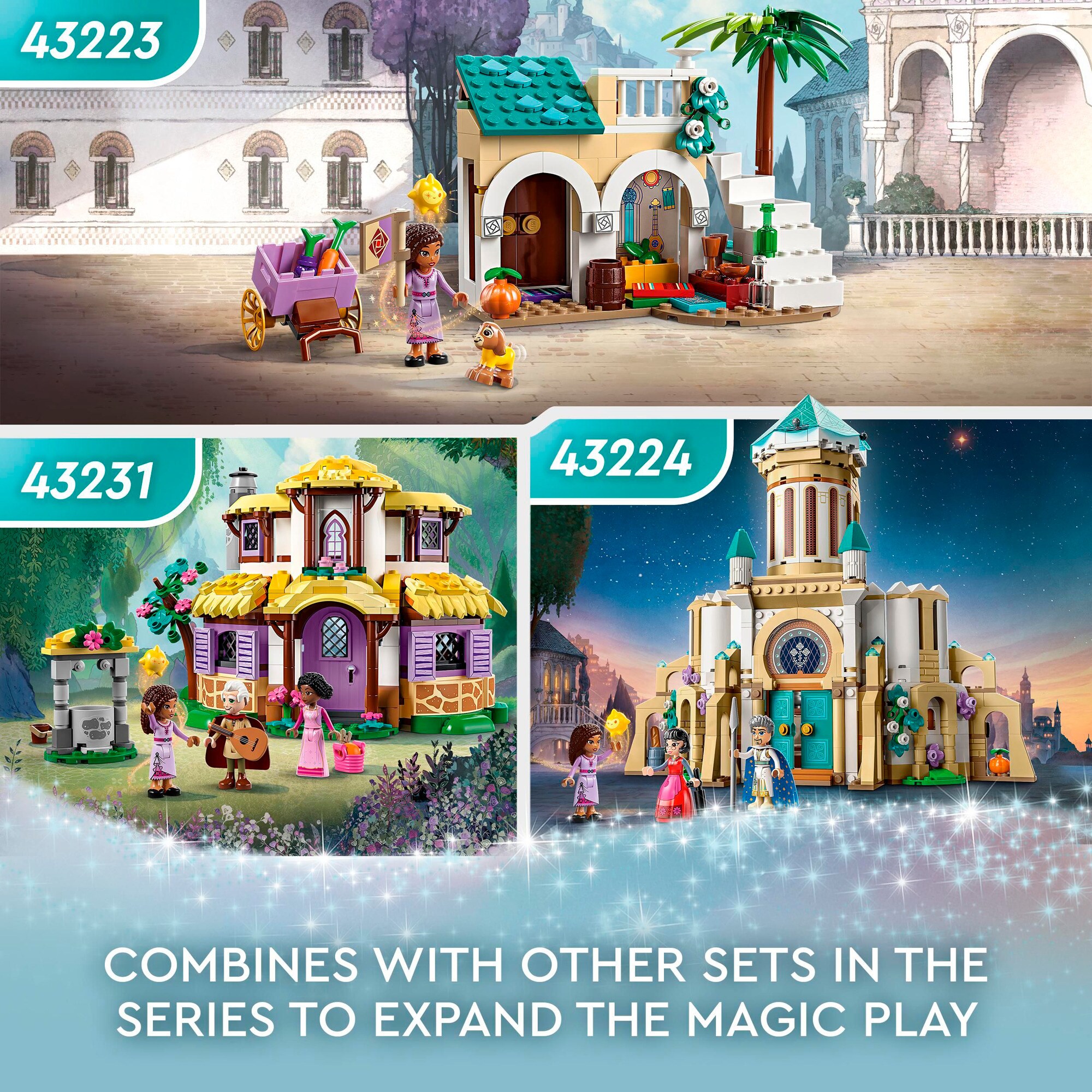 LEGO Konstruktionsspielzeug Disney Wish König Magnificos Schloss