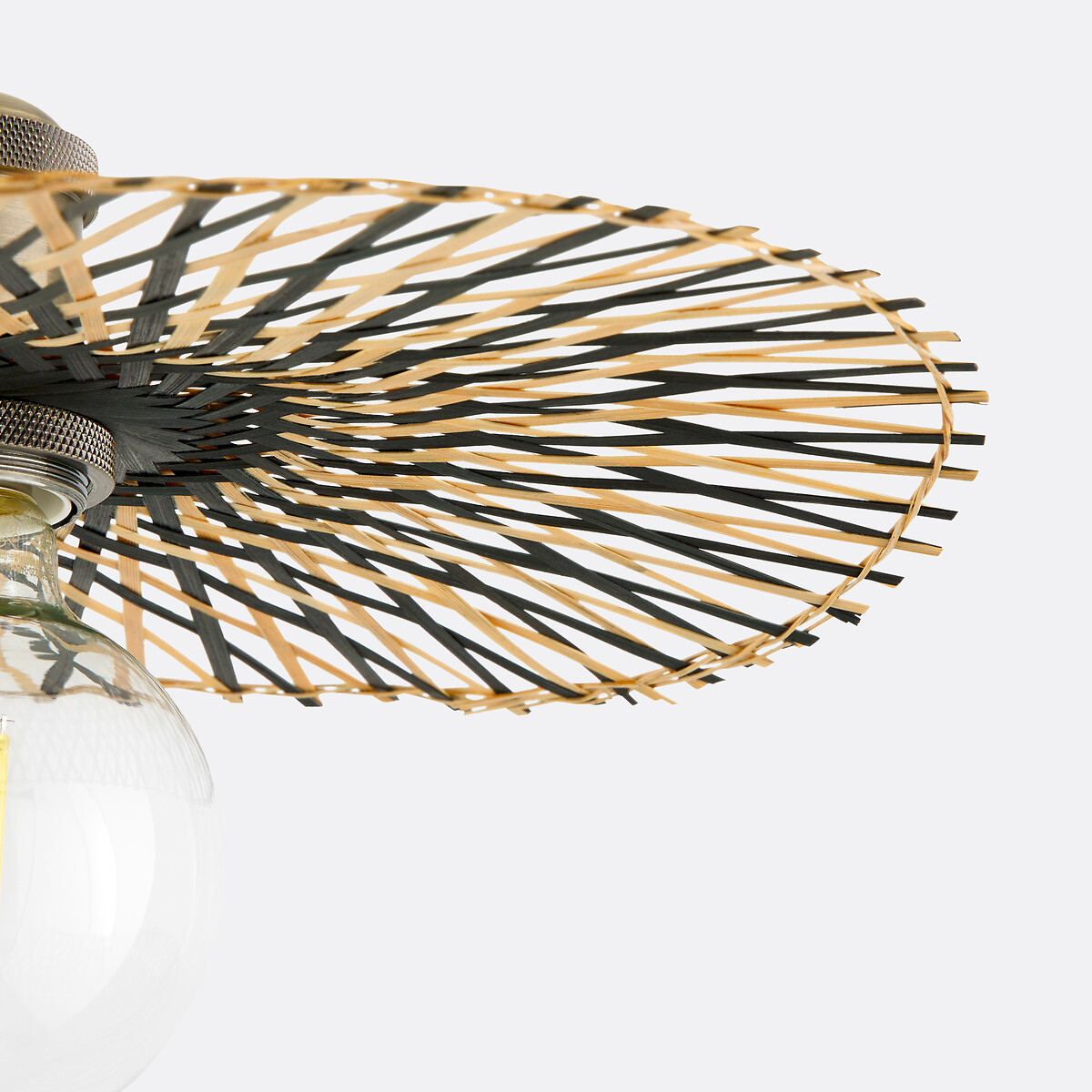 LA REDOUTE INTERIEURS<br>Luminária pendente arejada em bambu Ø30 cm, Ezia