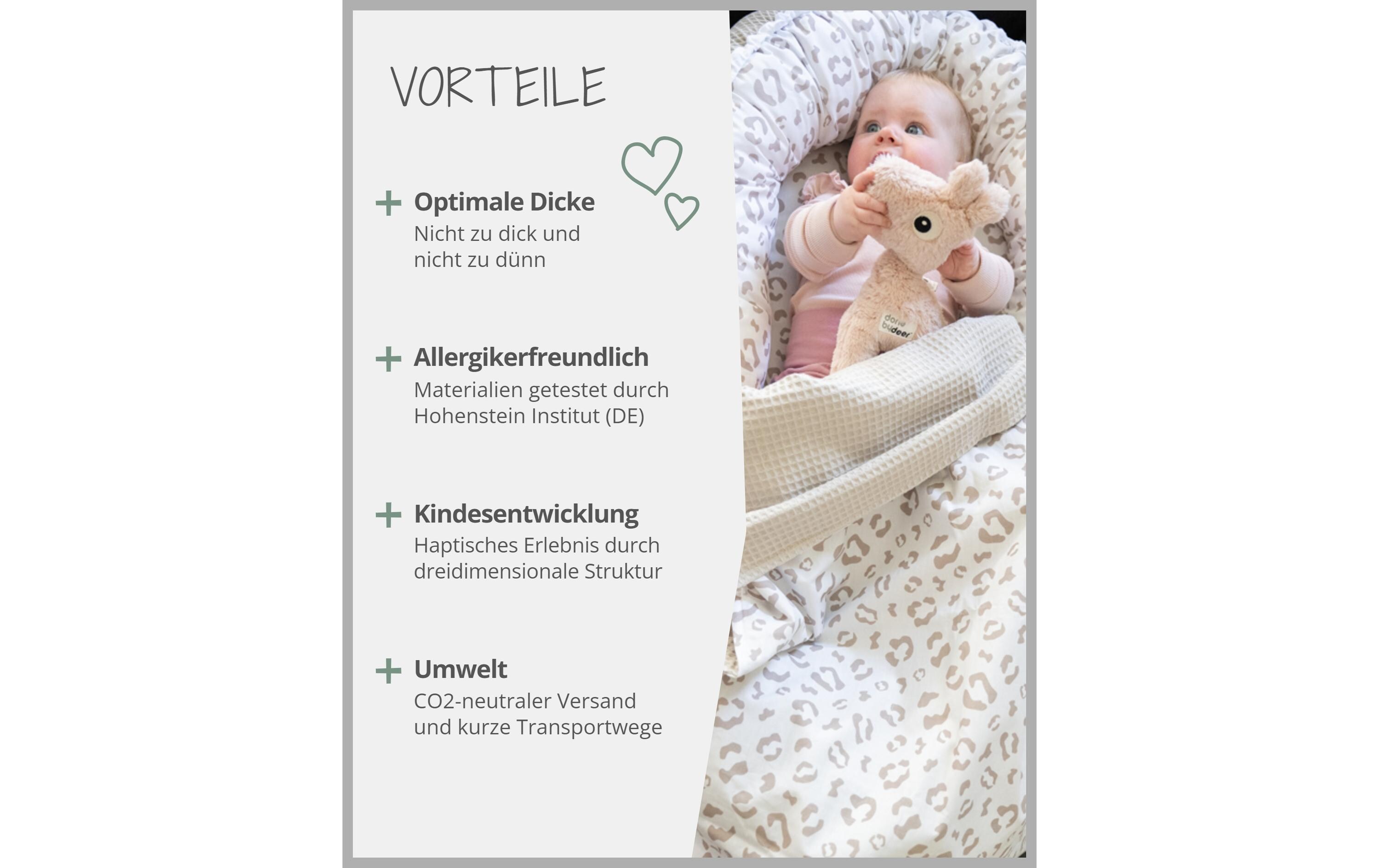 Kuscheldecke Leo 70 x 100 cmSchlafdecke für Babys