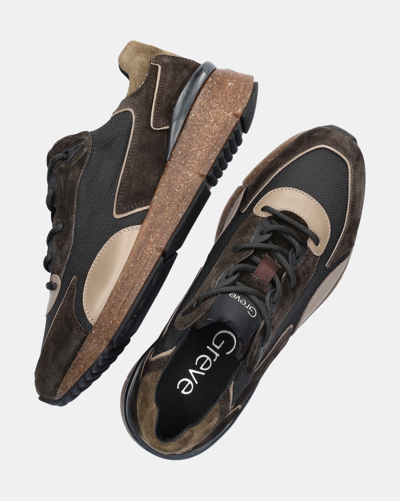 Greve Walker Lage sneakers  - bruin