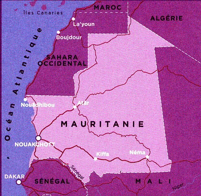 IGN - MAURITANIE 1 2 500 000