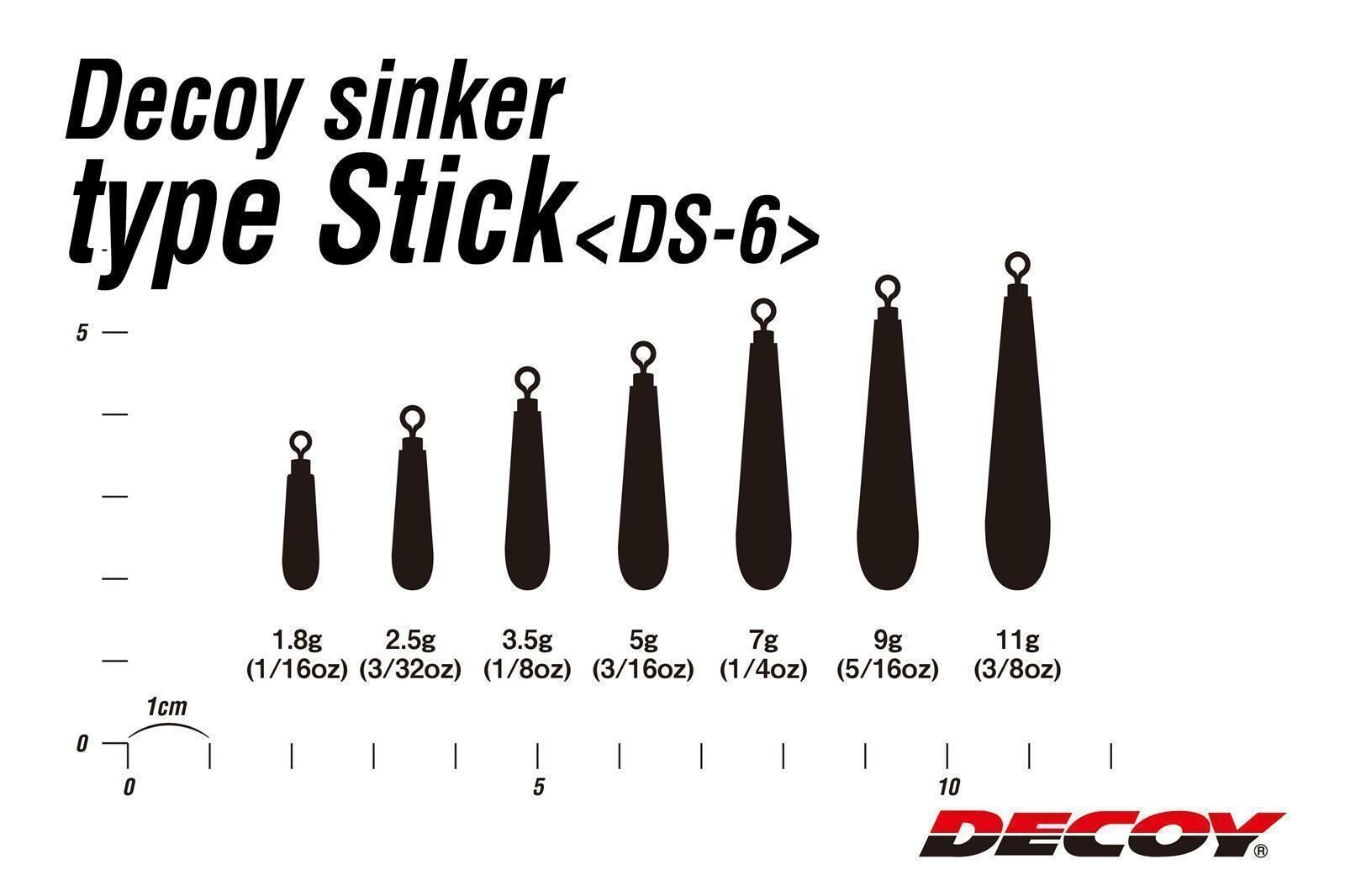 DECOY Sinker Type Stick DS-6 (9g)
