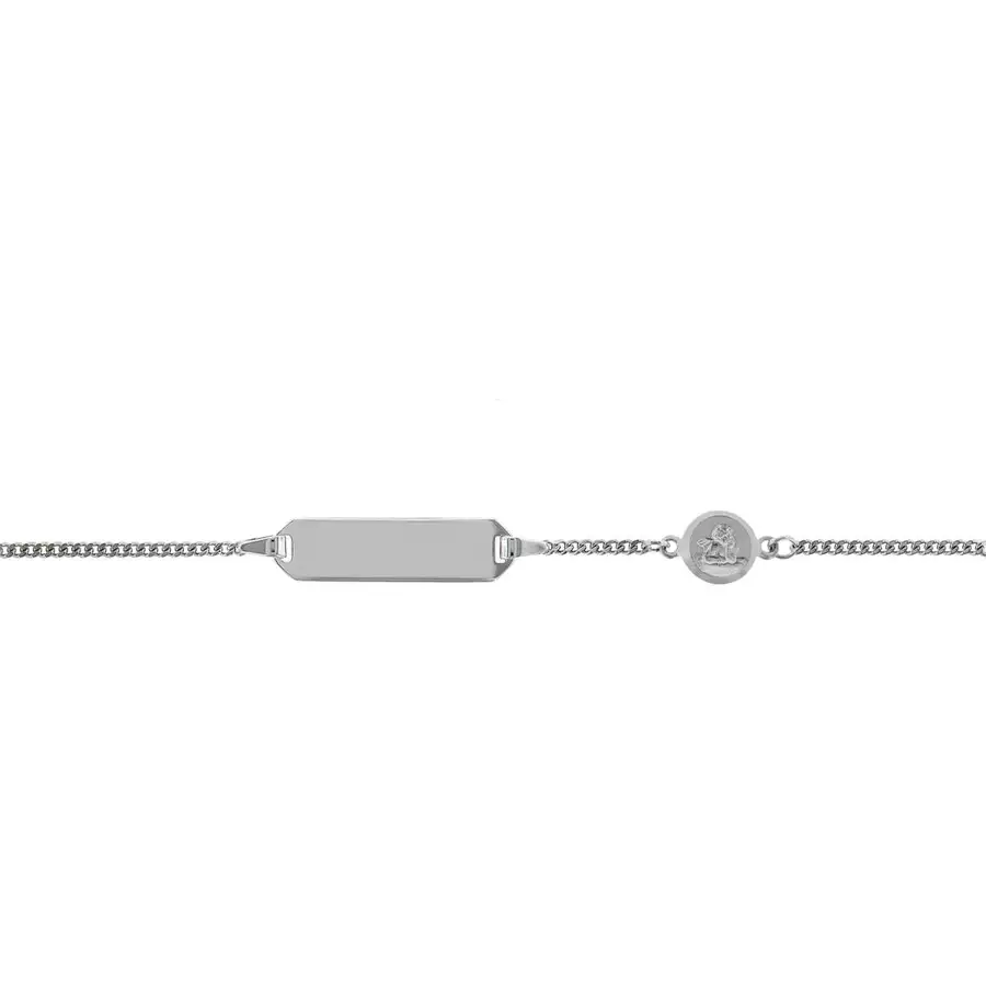 trendor Armband mit Namen für Kinder Silber 925 Gravurband 1412 cm silver