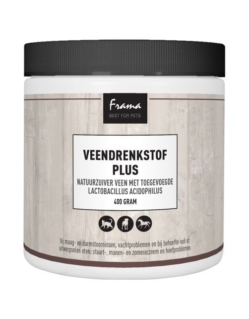 Frama Veendrenkstof Plus - Supplement - 400 g Hond-Kat-Paard