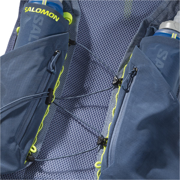 Sac trail SALOMON ADV SKIN 12 SET BERING SEA/FLINT STONE