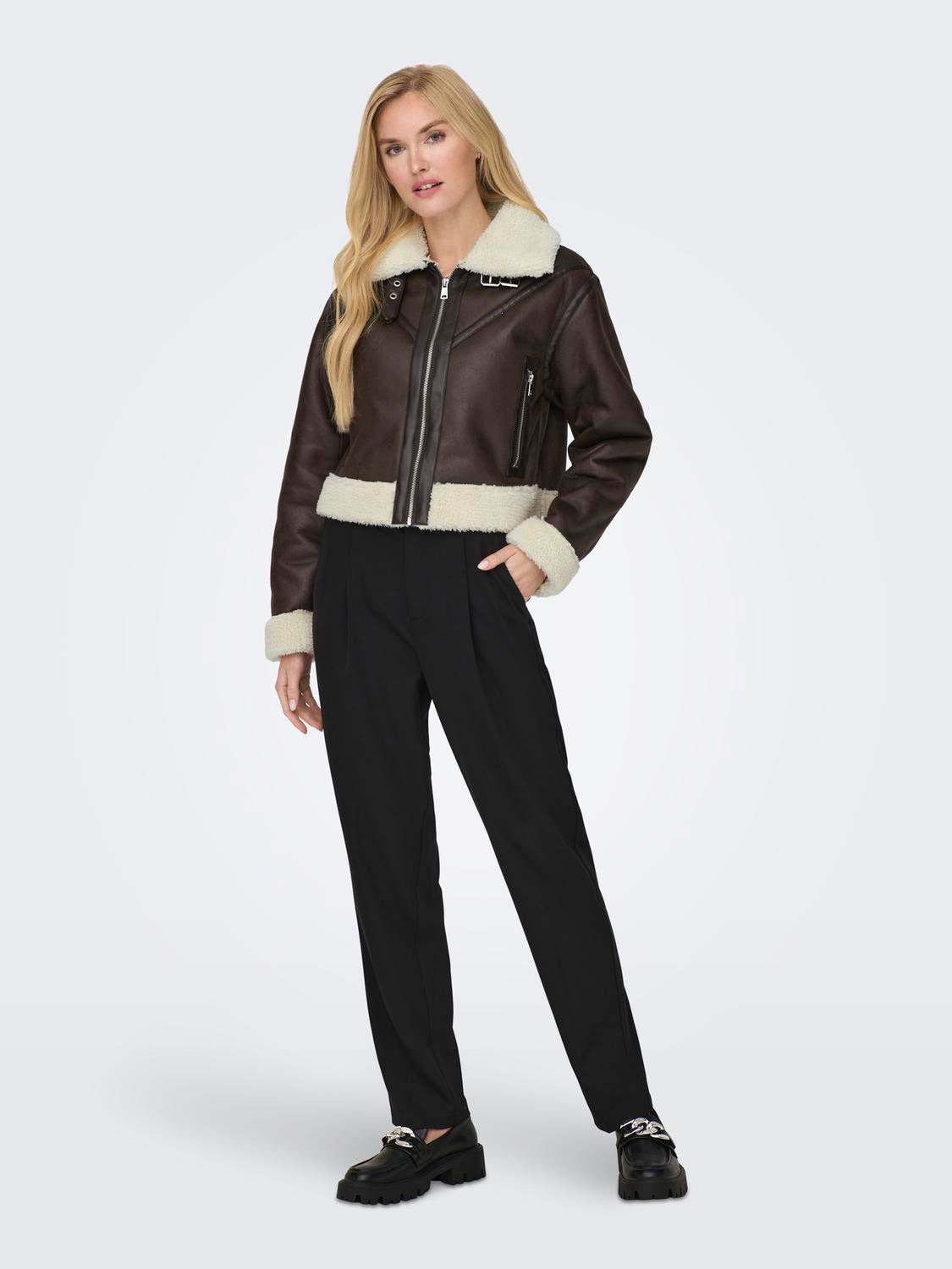 ONLBETTY Bikerjacke in Lederoptik Mole
