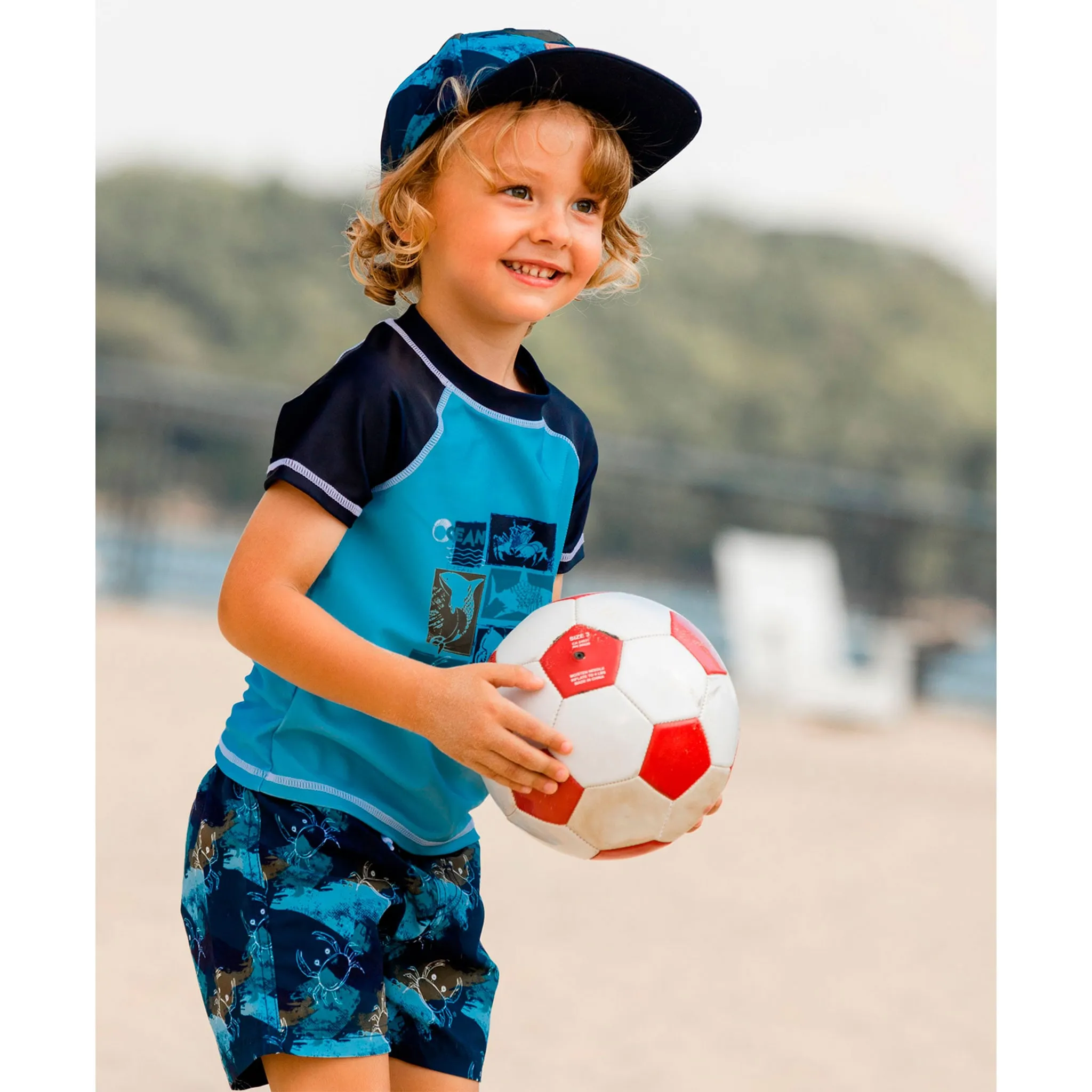 Deux par Deux Maillot Short Crabe 2-6ans