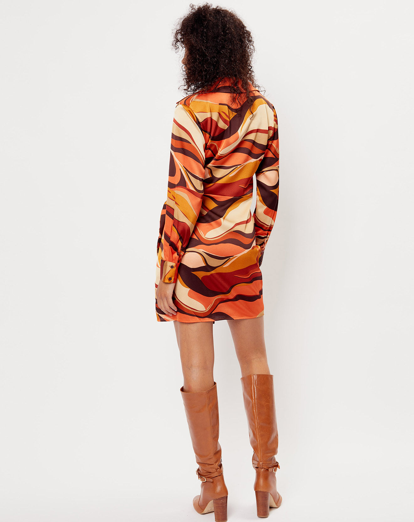 See u Soon Robe imprimée Margot orange