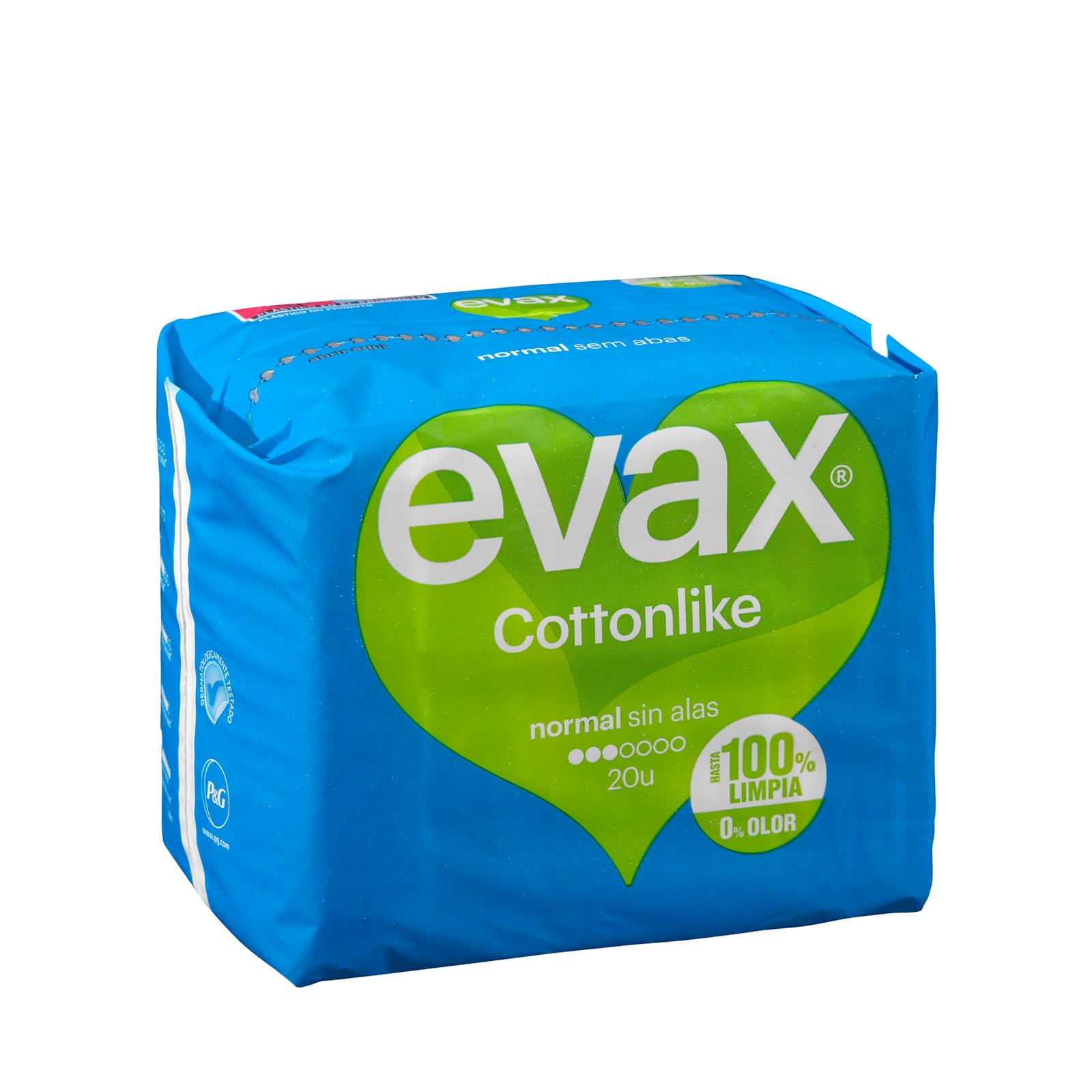 Coussinet normal sans ailettes Evax en coton