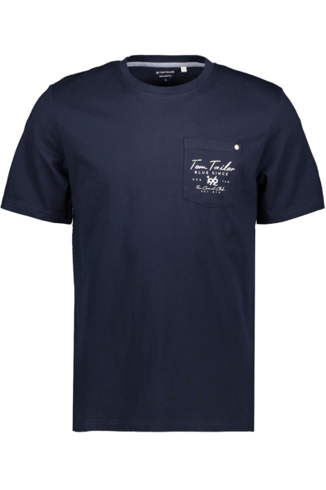 Tom Tailor blauwe heren t-shirt