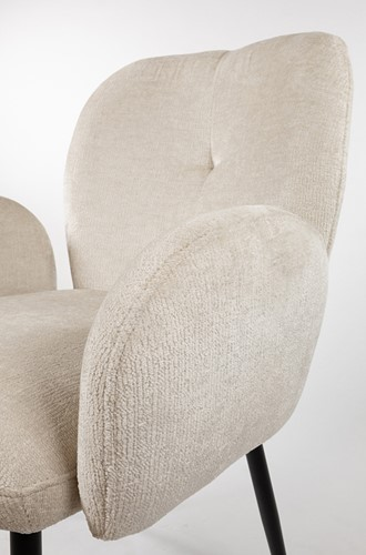 Stoel Robbi grey met arm