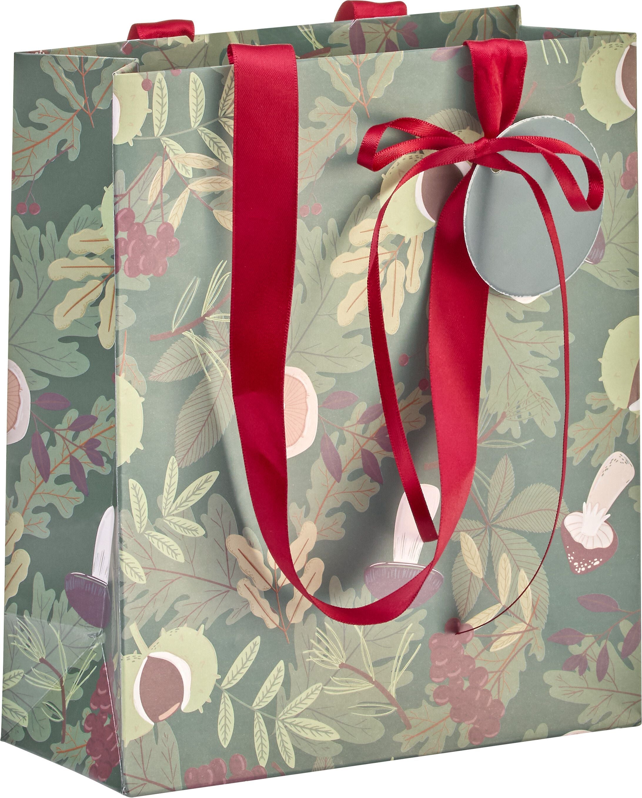 FORREST Geschenktasche - Gemustert / B: 18 cm x T: 8 cm x  H: 21 cm