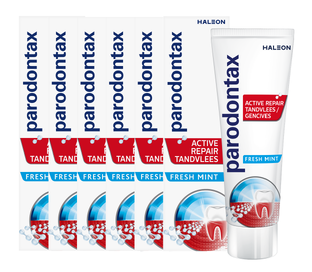 Parodontax Active Repair Tandvlees Fresh Mint Tandpasta Voordeelverpakking 6x75ML