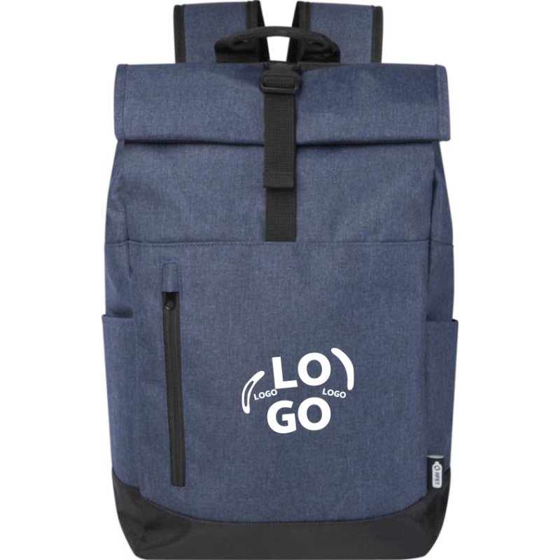 Sac à dos enroulable publicitaire pour ordinateur 15,6