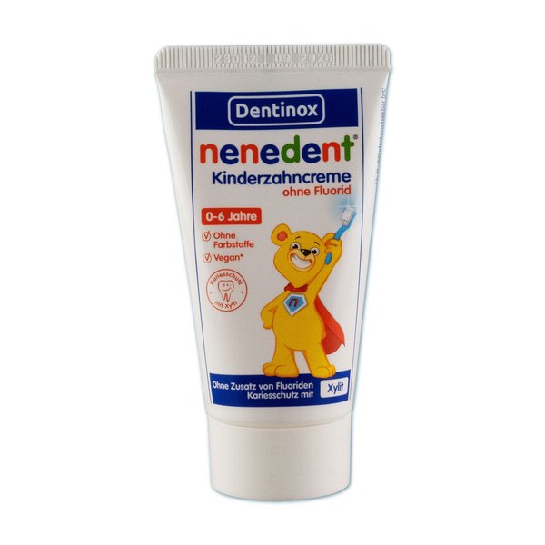 Nenedent Kinderzahncreme - ohne Fluorid (50 ml)