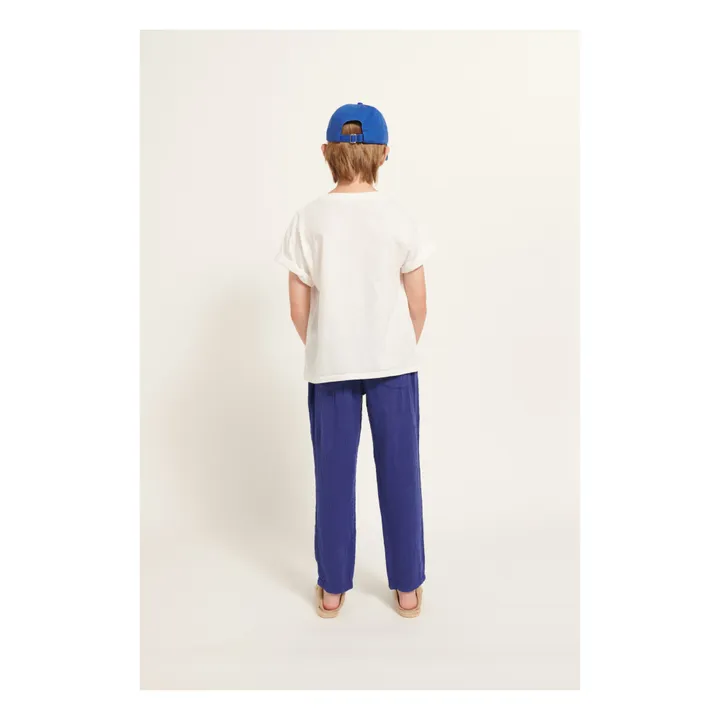 Weekend House T-Shirt Fleur Coton Bio | Blanc