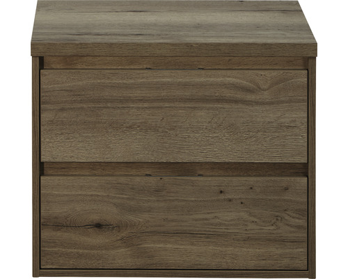 Sanox Porto wastafelmeubel, frontkleur tabak, BxHxD 70 x 59 x 50 cm