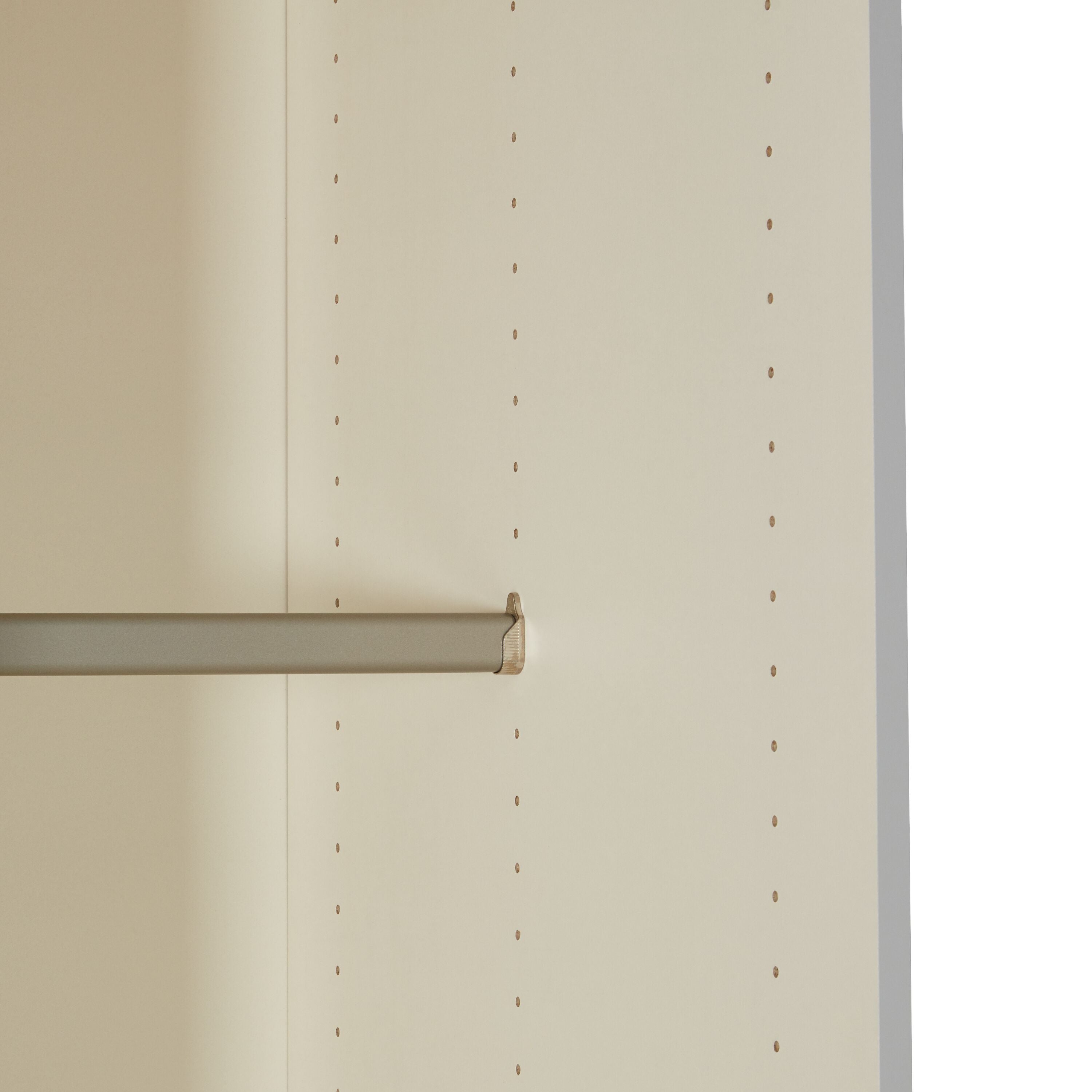 MODUL Schwebetürenschrank - Hellgrau / B: 152.0 cm x T: 65.0 cm x H: 220.0 cm