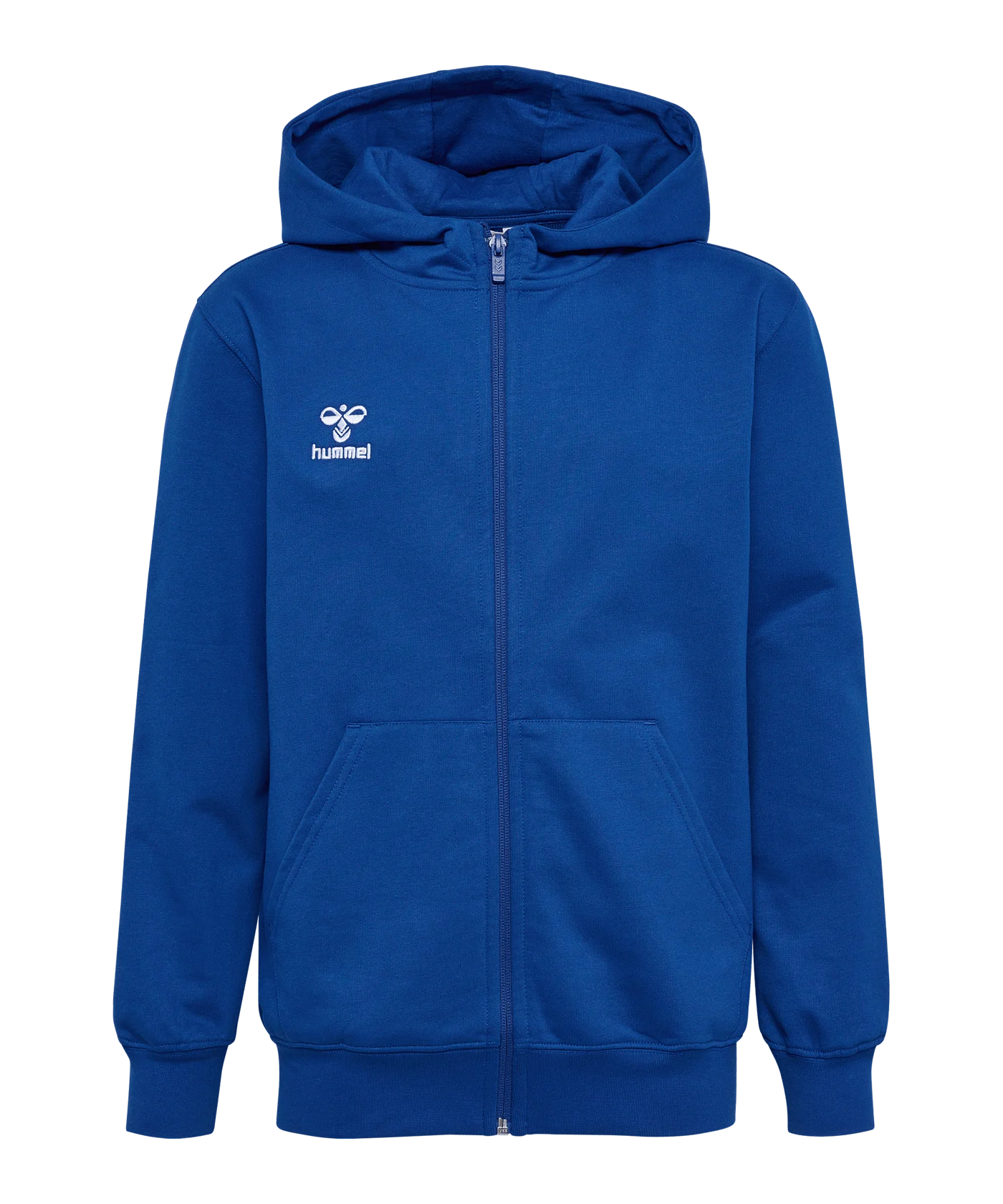 Hummel GO 2.0 Kapuzenjacke Kids Blau F7045