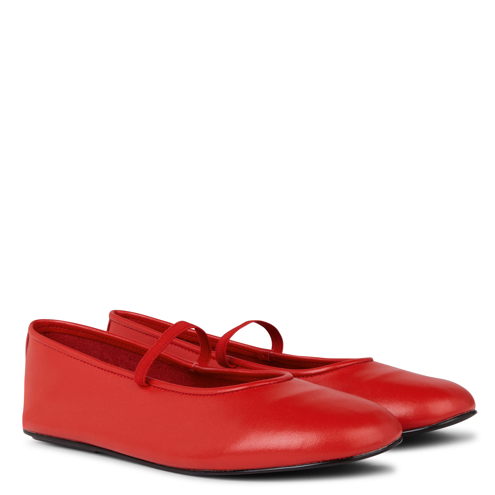 ORERA - Ballerines en cuir | Rouge
