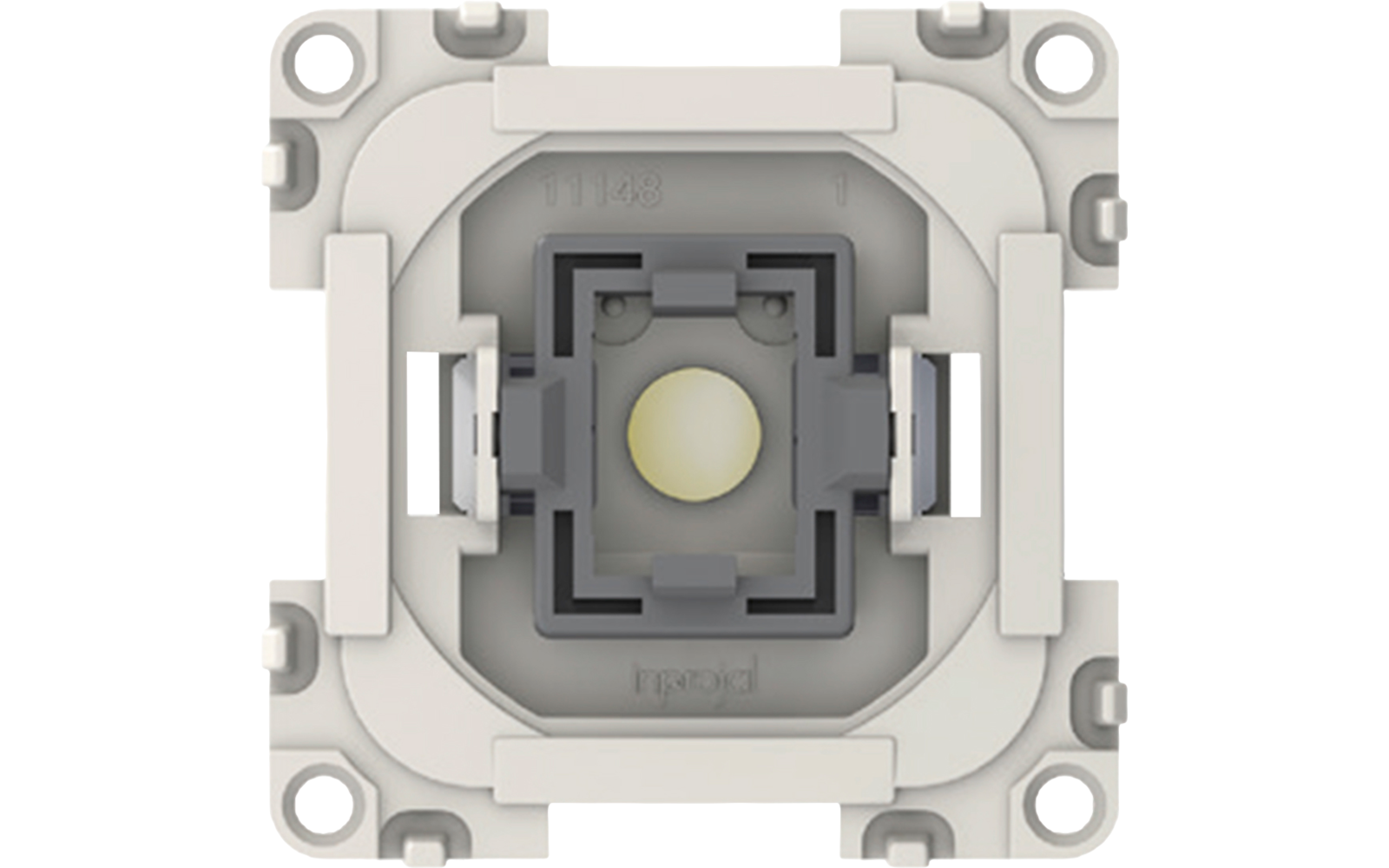 Inprojal System 10.000 Ausschalter 2 polig mit  LED Kontrolllampe 12 V