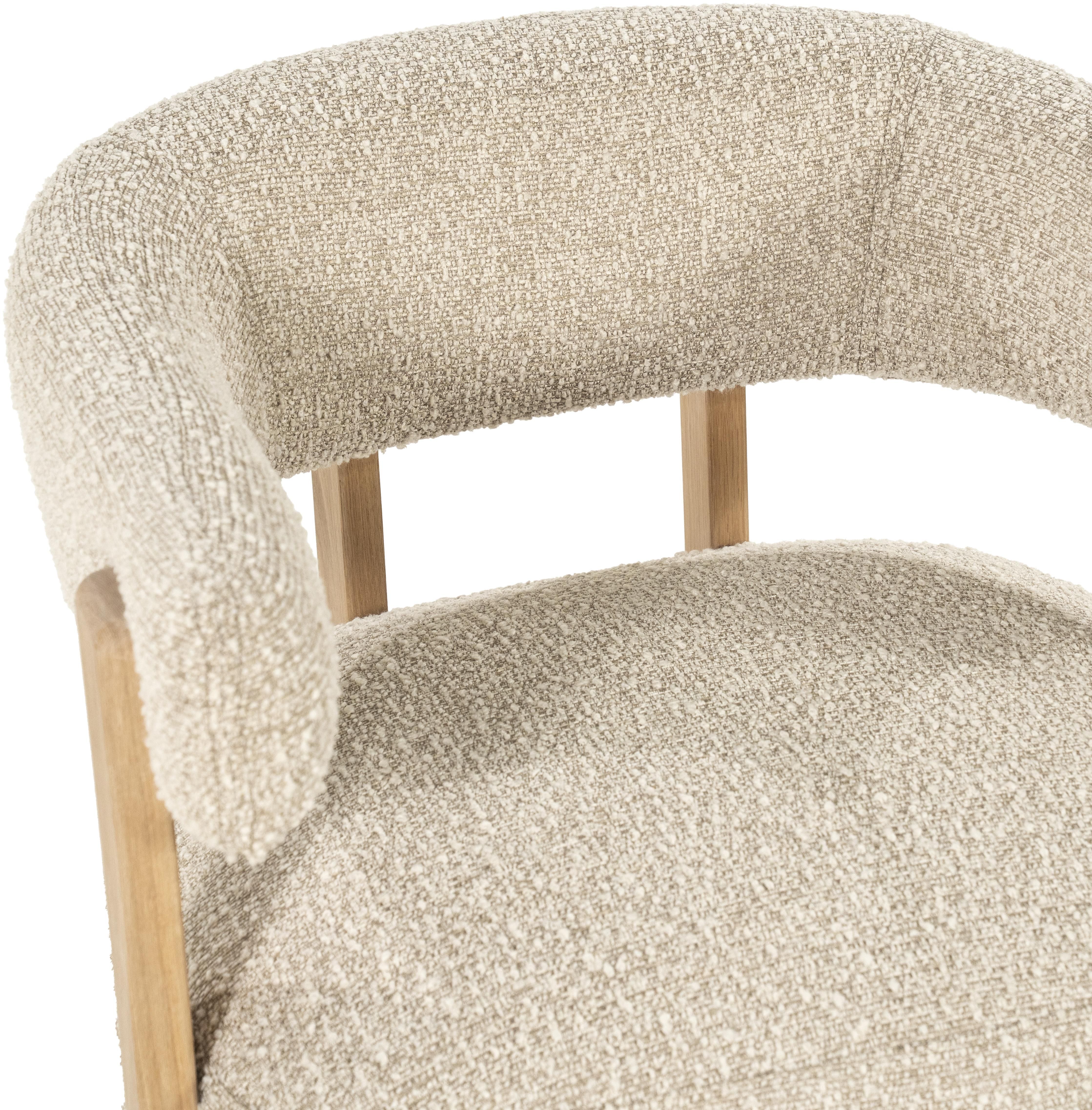 Fauteuil Taupe 96505 Lola B77 x D75 x H72 cm