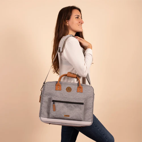 Sac ordinateur New York gris foncé