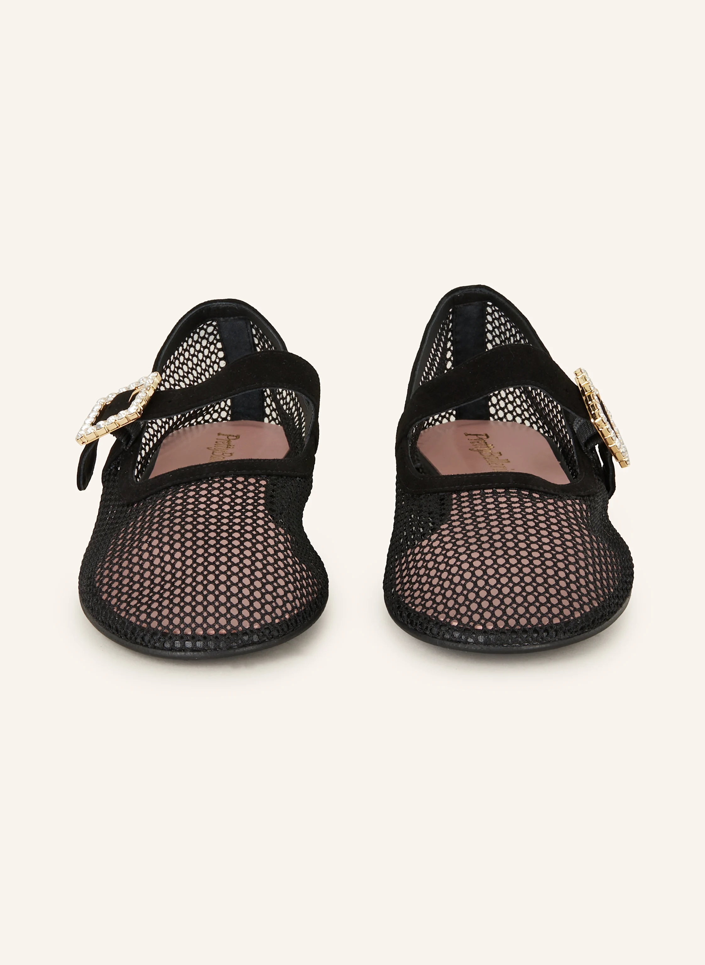 Pretty Ballerinas Mary-Jane-Ballerinas BATIR ANGELIS mit Schmucksteinen