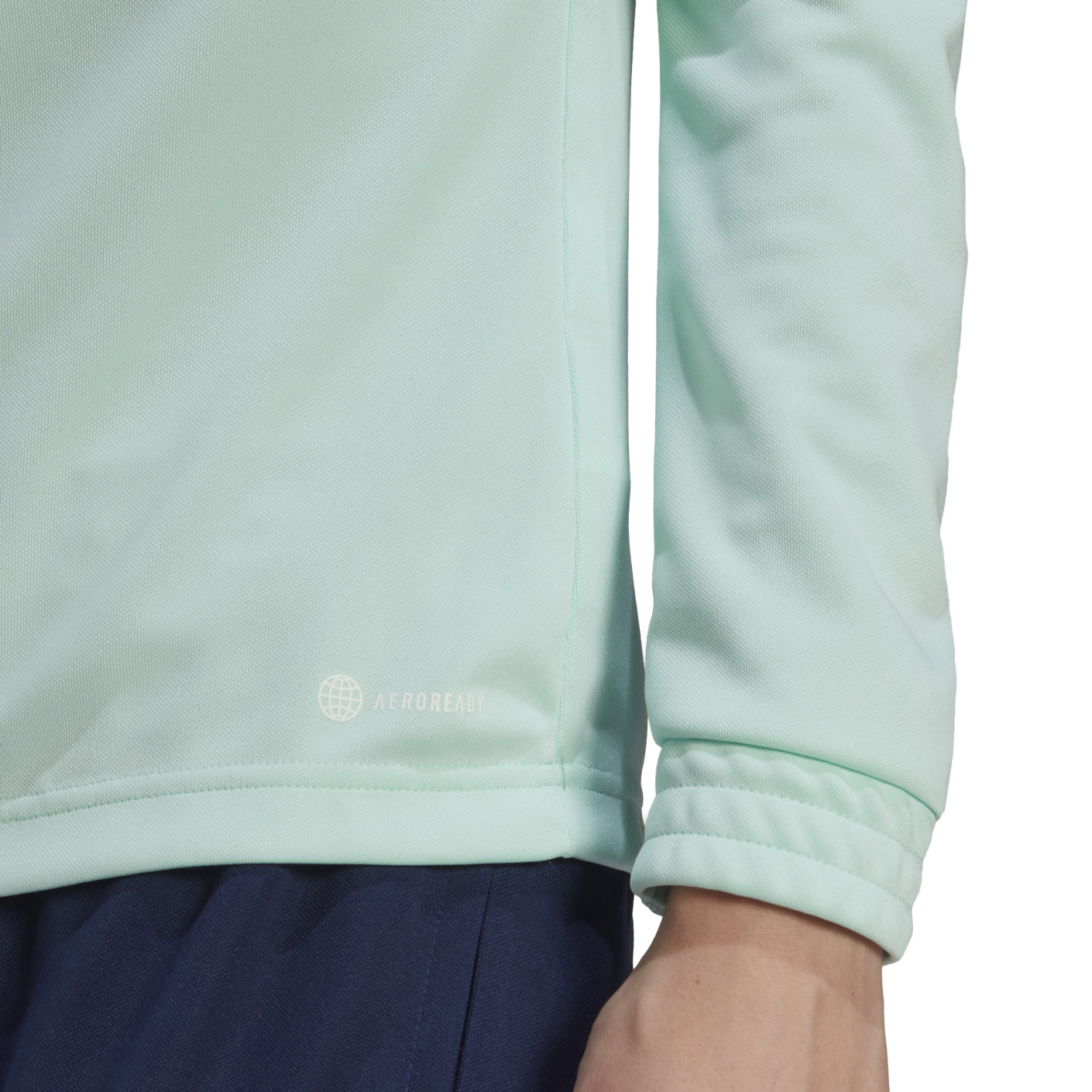 Adidas Entrada 22 Trainingstrui 1/4-Zip Dames Mintgroen Wit