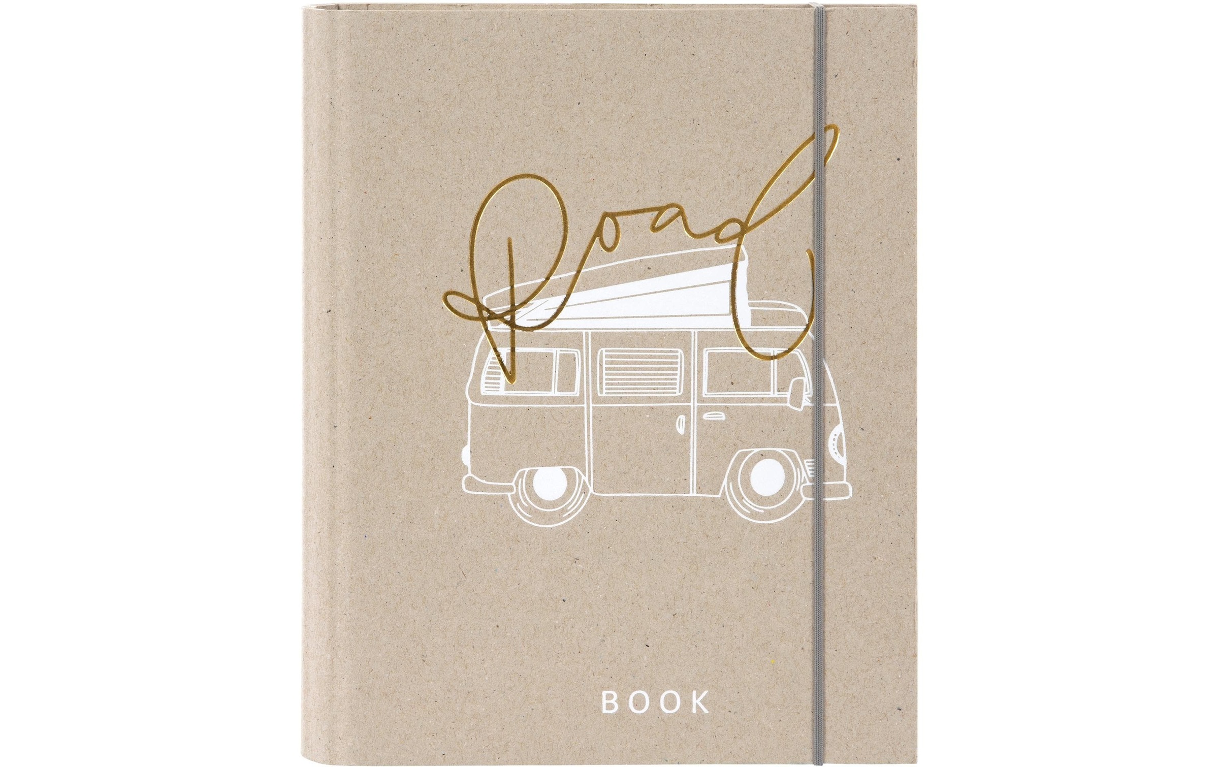 Goldbuch Notizbuch »Ringbuch Road Trip Braun«