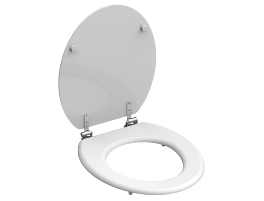 SCHUTTE - Schütte siège de toilette white noyau de bois