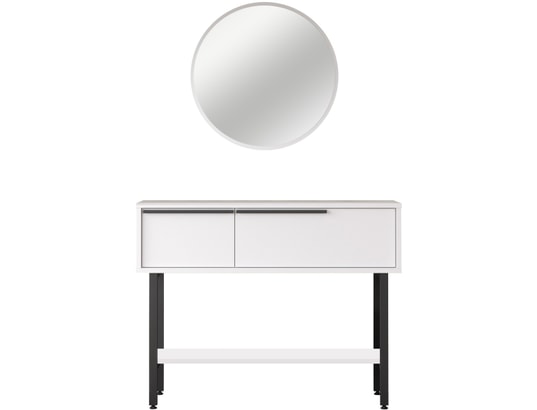 CONCEPT1 - Console On12 W blanc 100 x 29,5 x h76cm