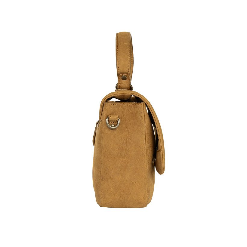 Sparwell Arago Allen Satchel Bag Cognac