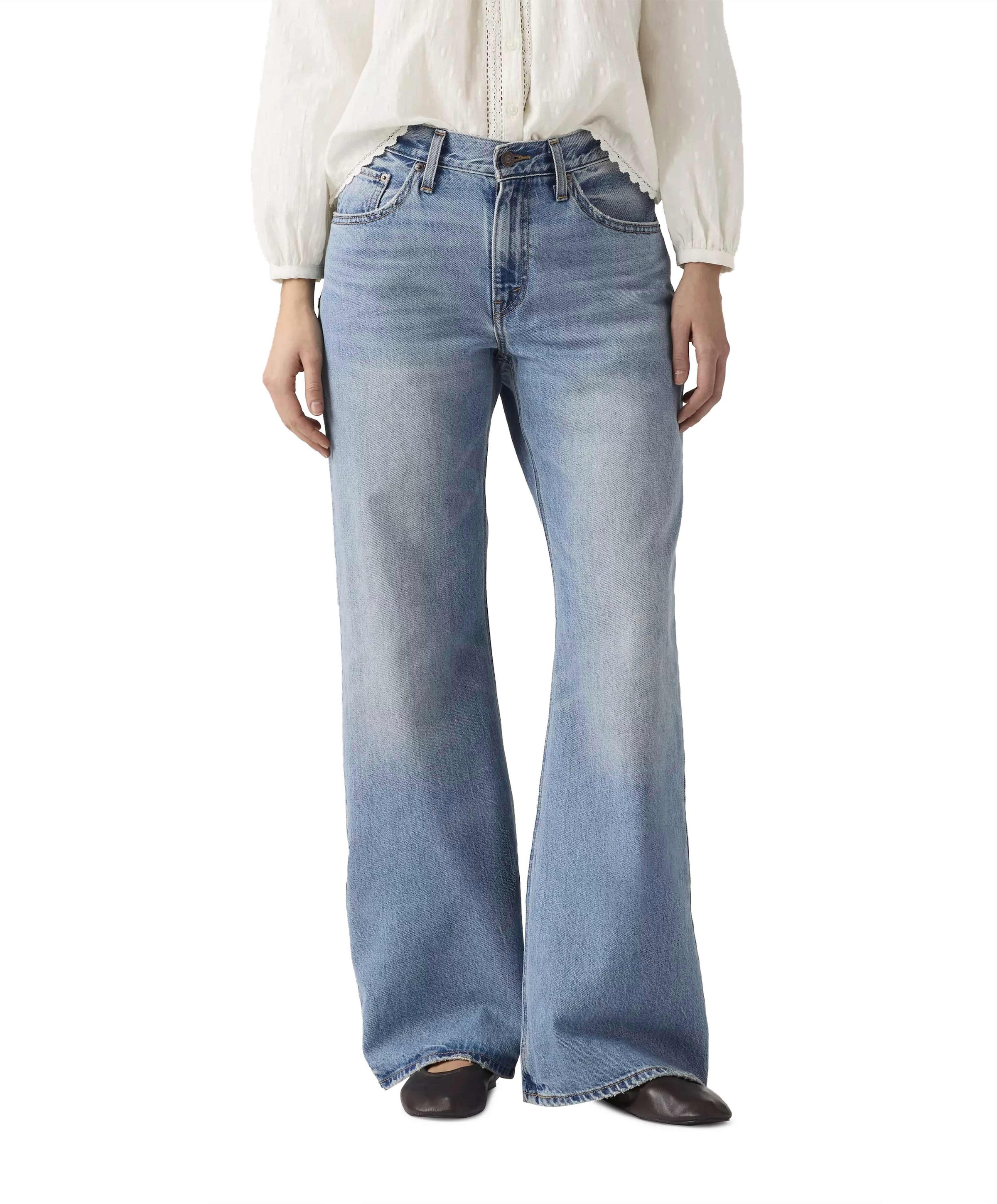Levi's LOOSE BOOT EASY DAYS dames jeans blauw