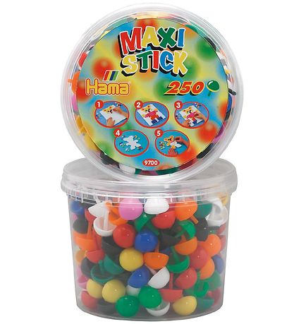 Hama Maxi Stecknadeln - 250 st. - Mehrfarbig