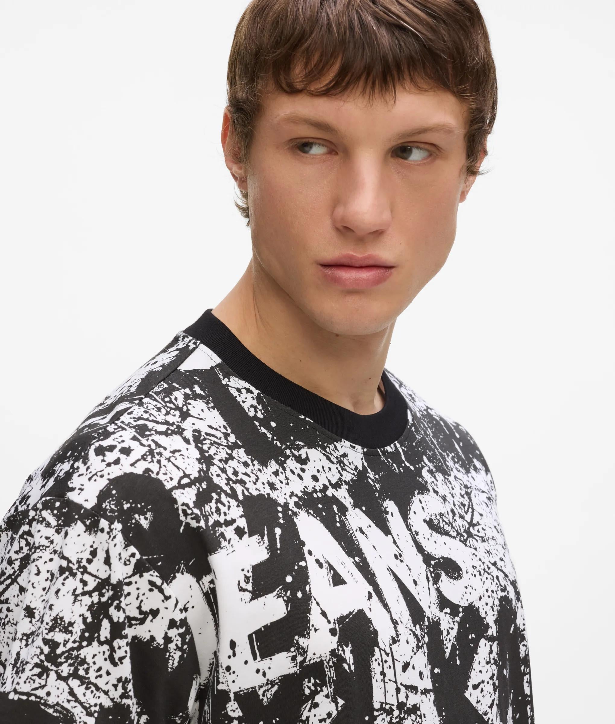 Relaxd T-shirt met all-over print
