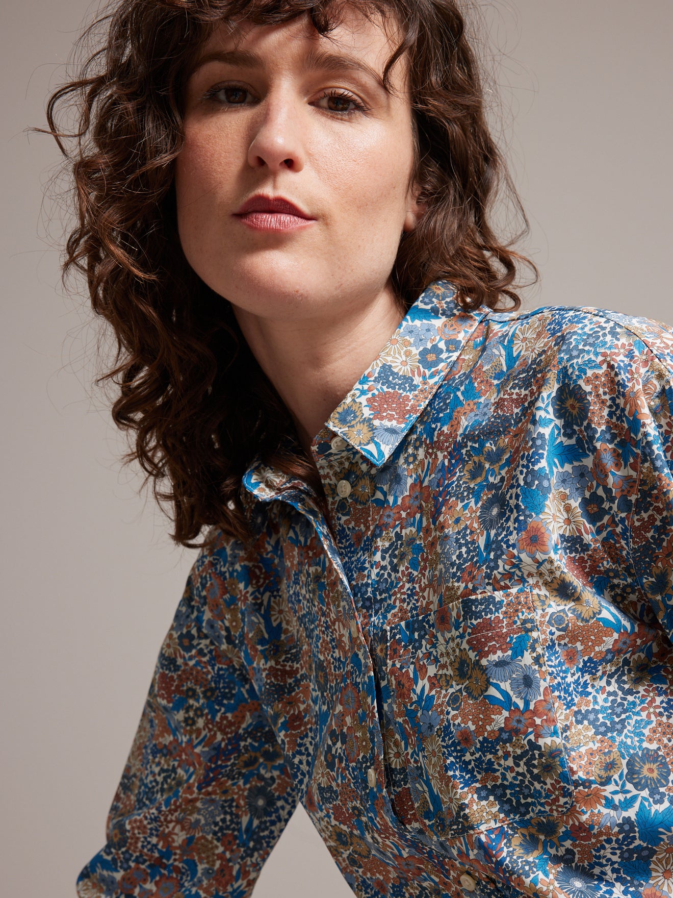 Chemise femme tissu Liberty Margaret Annie - Limited Collection