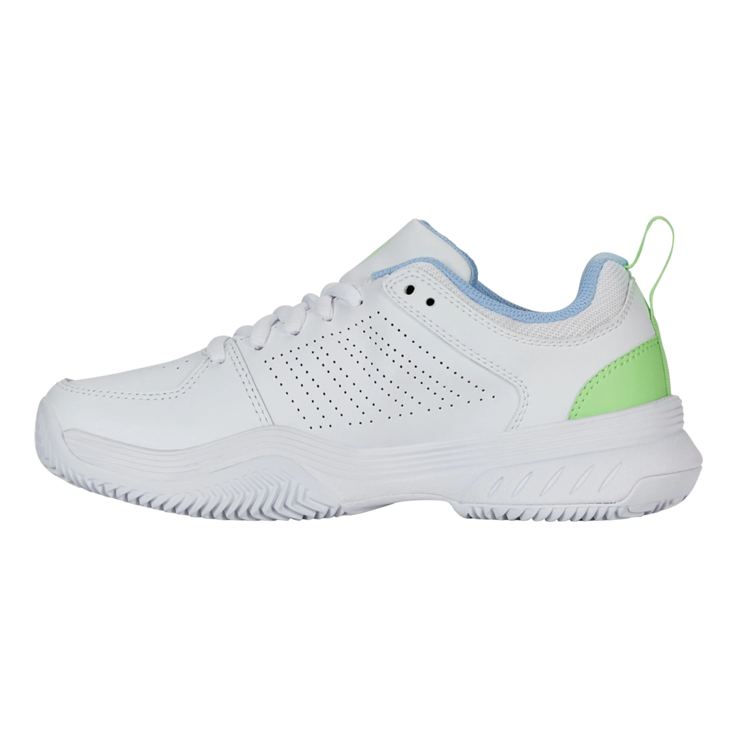 K-Swiss Court Express 2 Chaussure Terre Battue Femmes - Blanc , Bleu Clair