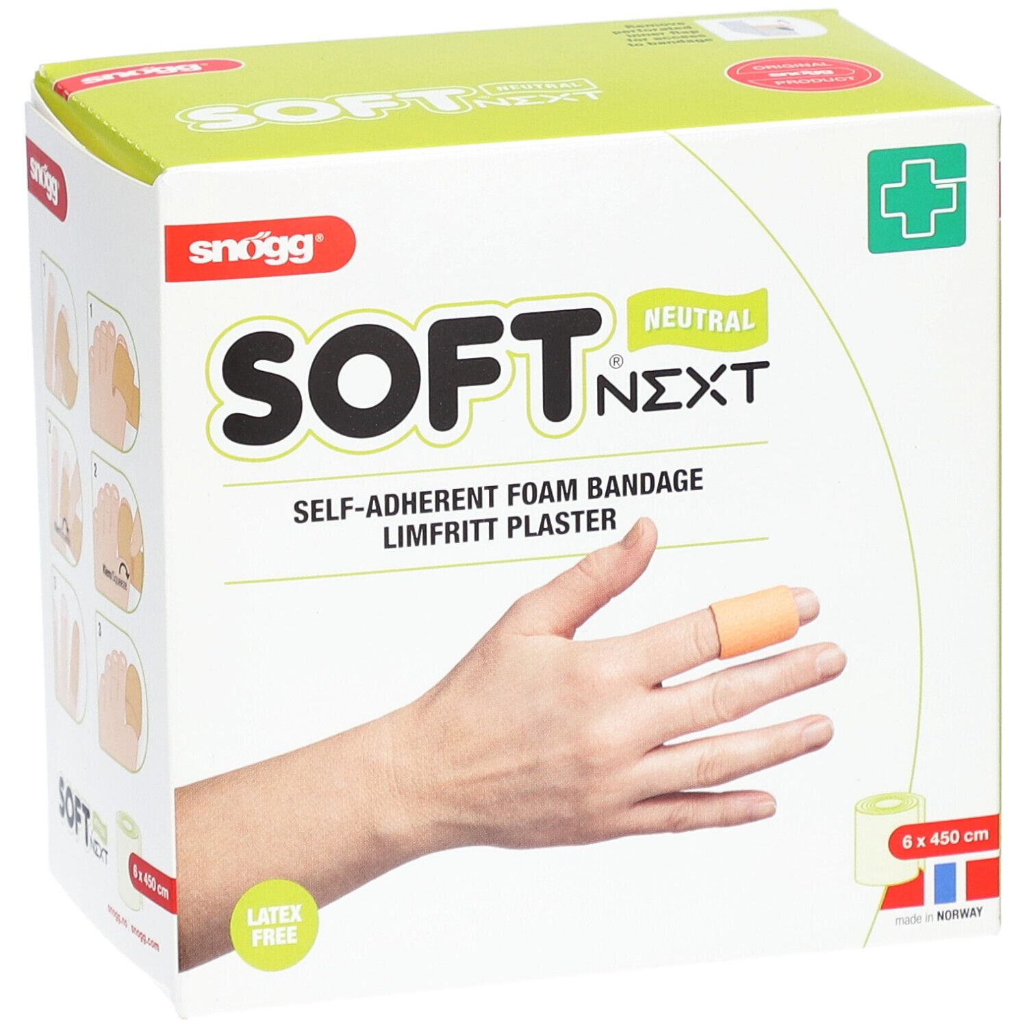 SOFT NEXT selbsthaftender Verband 6 cmx4,5 m