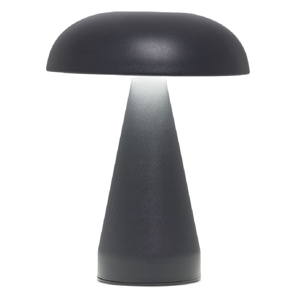 Lampe Suzie tactile métal et plastique noir 3 teintes Ø15,5x20,5cm