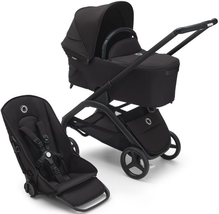 Bugaboo Dragonfly Kinderwagen - Midnight Black Bekleding