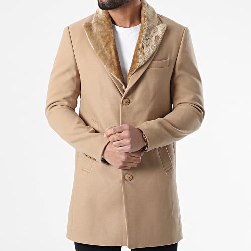 Manteau CAB-021 Beige Foncé
