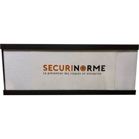 Porte-note interchangeable coulissant et magnétique - Lot de